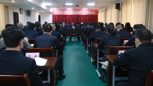 交投集團召開2022年度基層黨組織書記從嚴治黨述責述廉和抓基層黨建工作述職